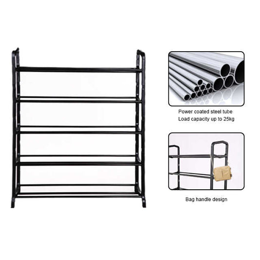 foldable plastic shoe rack