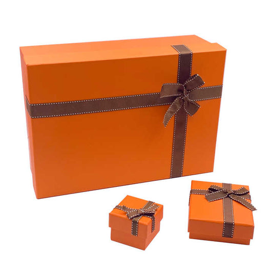 Orange Christmas Gift Box Spot Christmas Gift Box Creative Halloween Gift Box 