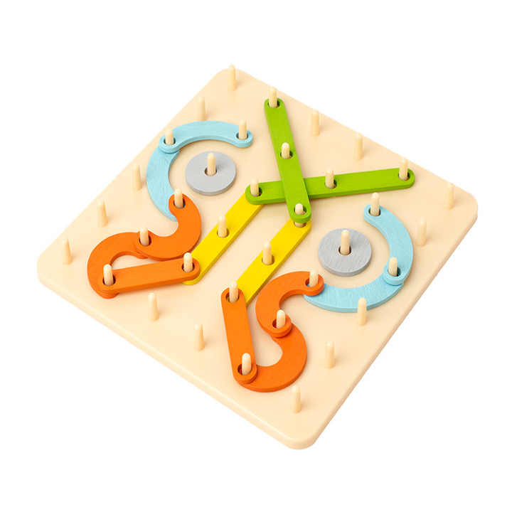 لعبة أحجية خشبية إبداعية للأطفال الصغار قابلة   Creative Wooden Puzzle Toy for Toddlers,