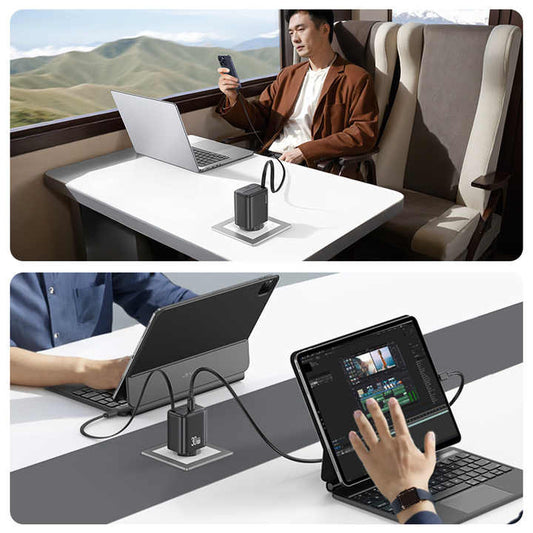 شاحن السفر مع مجموعة كابل