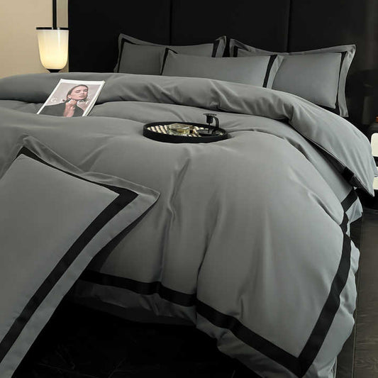 Soft Frame Microfiber Blend Oversized Duvet Cover 