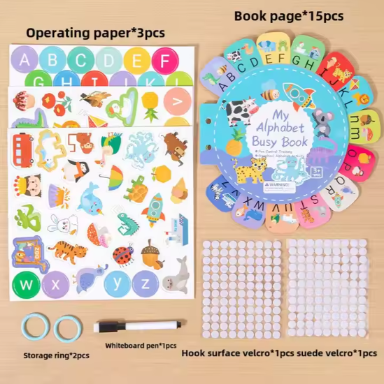 Busy Early Learning Book for Kids Tracking the Pen 