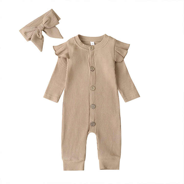 Newborn girls' suit 