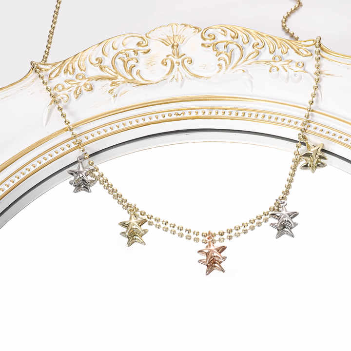 قلادة على شكل نجمة من الذهبGold Star Necklace