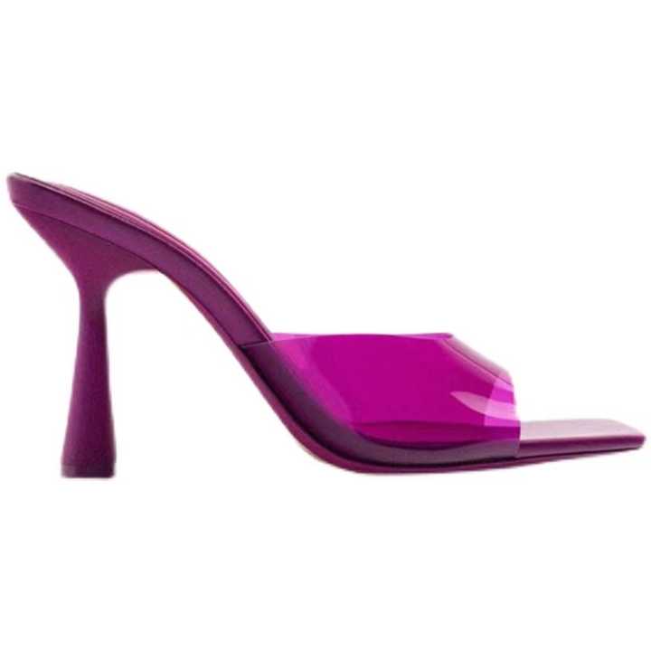 Women's transparent heel 