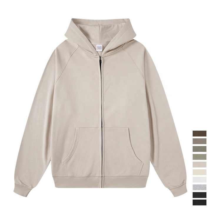 Heavyweight Cotton Blank Unisex Hoodie .. هودي للجنسين مصنوع من صوف تيري فرنسي