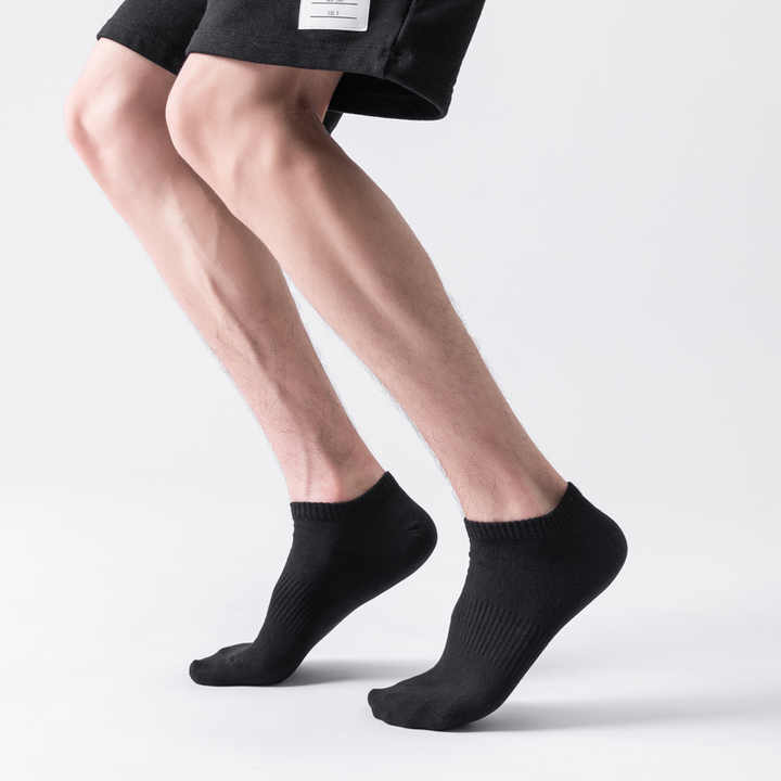 Wholesale Breathable Organic Bamboo Grey Ankle Socks, 