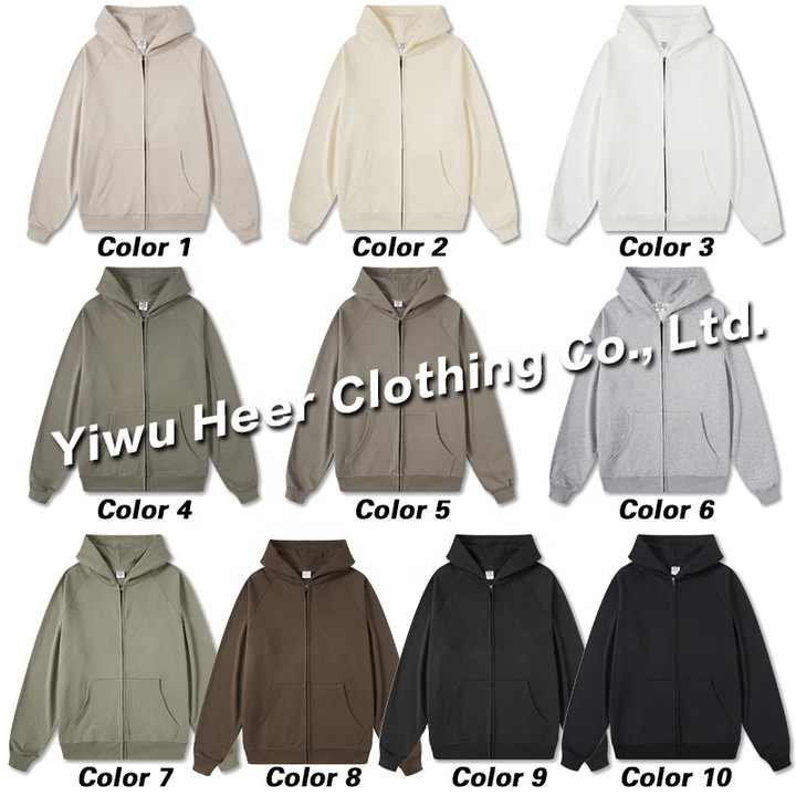 Heavyweight Cotton Blank Unisex Hoodie .. هودي للجنسين مصنوع من صوف تيري فرنسي