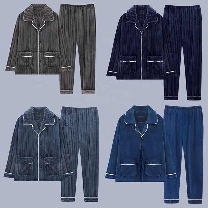 New Style Polyester Coral Fleece Men's Suit 