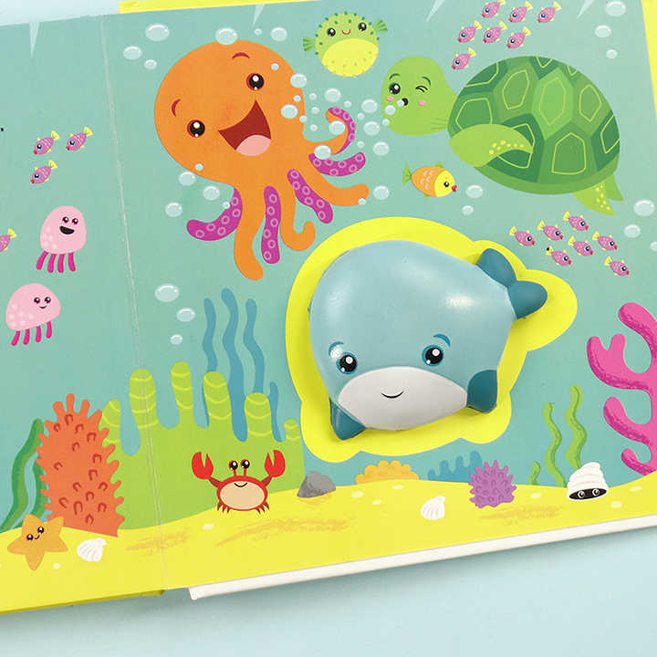 Sponge educational book for children 