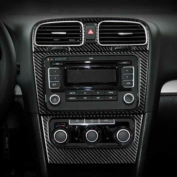 Carbon Fiber Car Center Control Air Outlet 