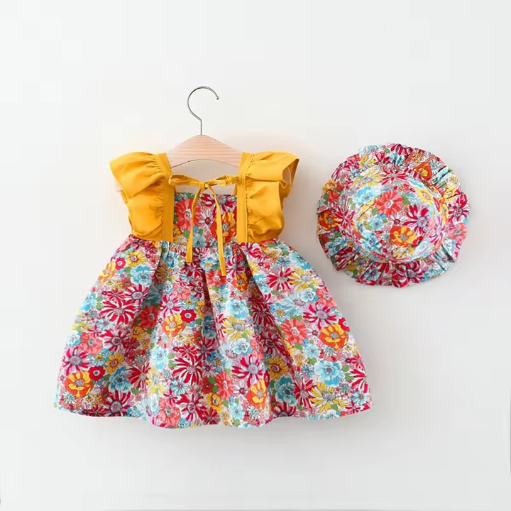 فساتين صيفية للأطفال في سن الحبو للفتيات  Summer Toddler Girls Dresses Korean Fashion