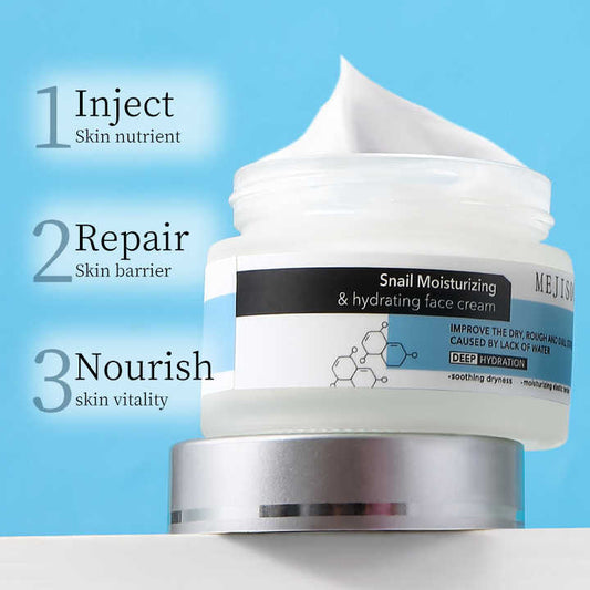 Repairing Snail Collagen Anti-aging Face منتجات التجميل والعناية بالبشرة كريم الحلزون