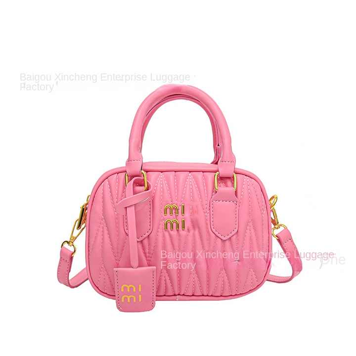 Korean Style Cartoon Multicolor Handbag for Women