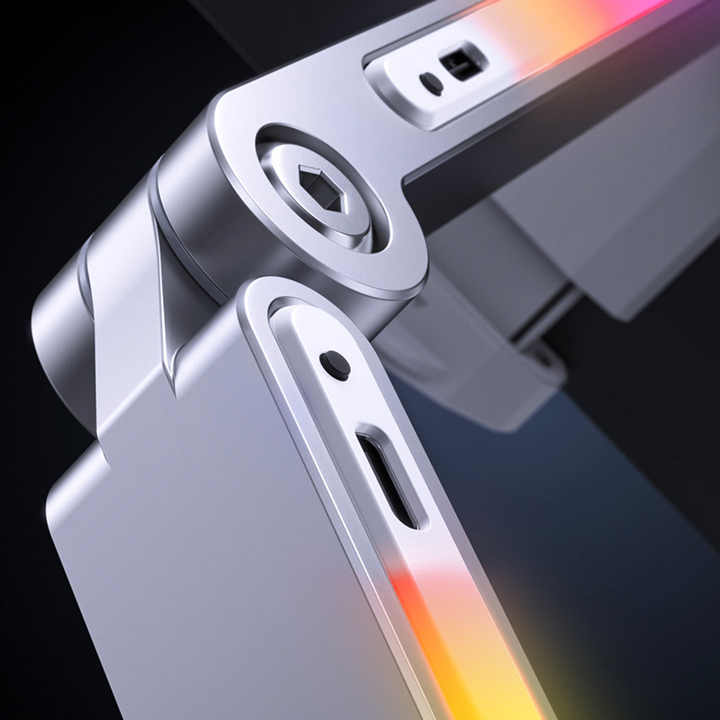 Aluminum Long Arm Desktop Mount Holder Clamp-On 