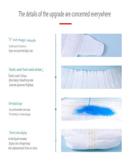 Wholesale Top Quality M Size Disposable-حفاضات أطفال عالية