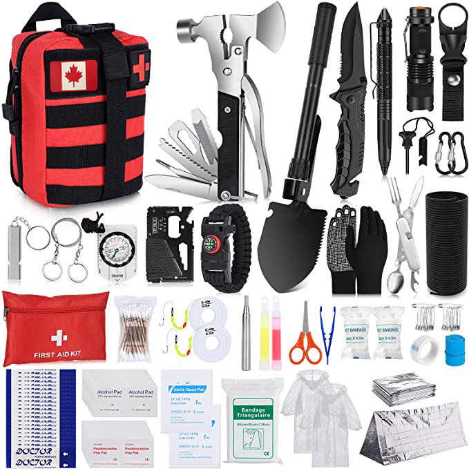 Portable Outdoor First Aid Kit Bag with Axe 