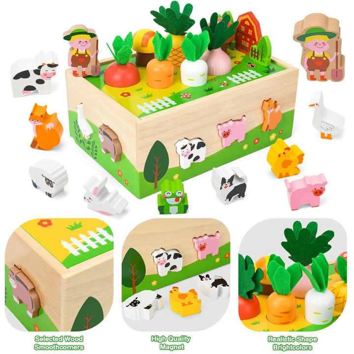 متعددة الوظائف خشبية طفل التعليم المبكر . Multifunctional Wooden Baby Early