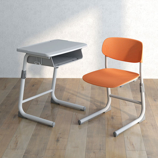 Ergonomic Plastic Writing Chair 