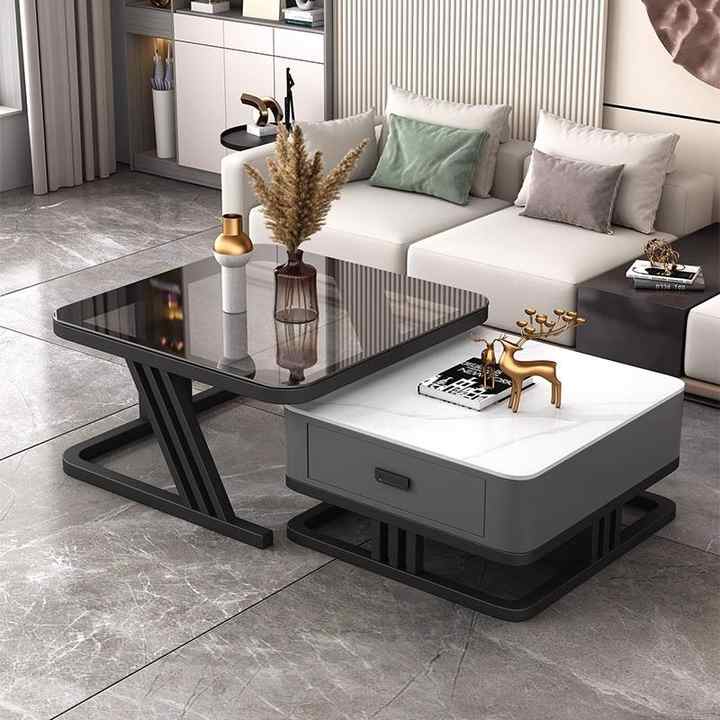 Luxury light coffee table. 