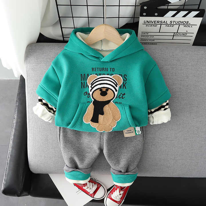 Boys' pants, two-piece set, children's clothing, autumn clothing 