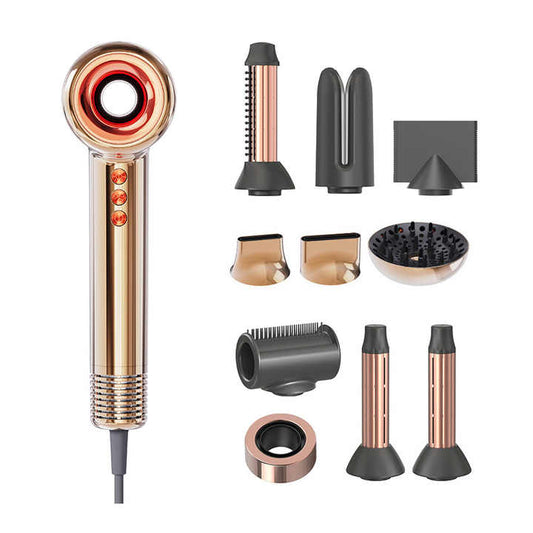 مجفف الشعر جولدن بريميوم 10 في 1 الطقم العنايه