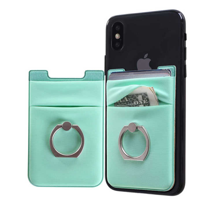3M Phone Card Holder with Cell Phone Ring Wallet Stick 