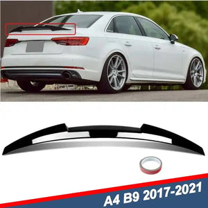 Rear Wing Spoiler Box For Audi A4 B8 Saloon 