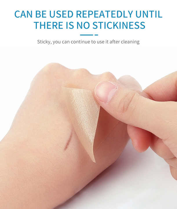 Silicone strip for removing acne scars, 