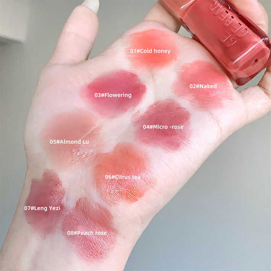 علامة خاصة جديدة 8 ألوان مرصعة بالشفاه مرآة ماكياج ملمع شفاه مرطب مرطب مستحضرات التجميل بالجملةNew Private Label 8 Colors Lip Gloss Mirror Makeup Lip Gloss Moisturizing Lipstick Cosmetics Wholesale