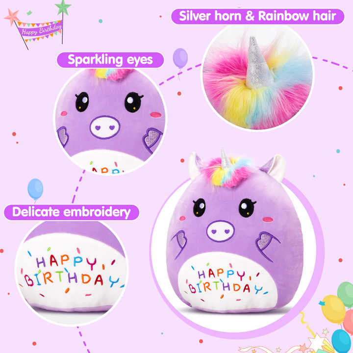 Cartoon Purple Unicorn -لعبة يونيكورن أرجوانية