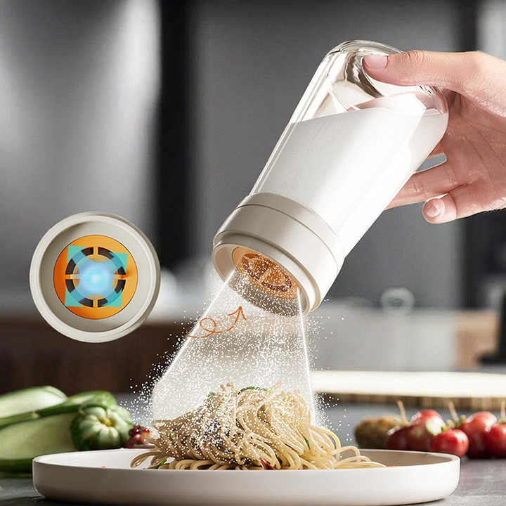 Glass Spice Jars with Lids-برطمانات توابل