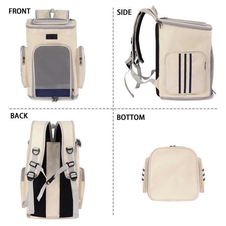 Foldable Pet Carrier Backpack-حقيبة ظهر قابلة للطي