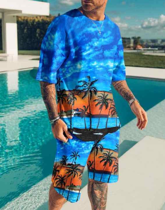 Men's Summer Shorts T-Shirt 