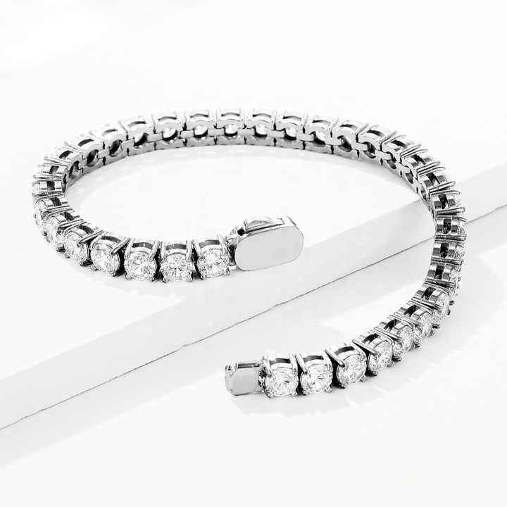 Fashion 3A Shiny Zircon Tennis Chain -سوار سلسلة