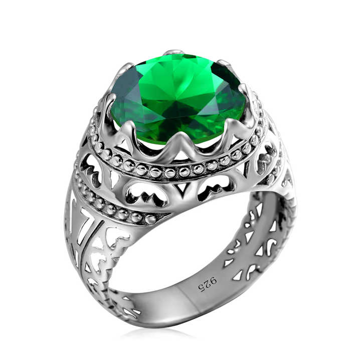 Luxury Jewelry Gemstones Gifts Antique Ring. 