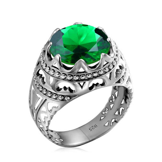 Luxury Jewelry Gemstones Gifts Antique Ring. 