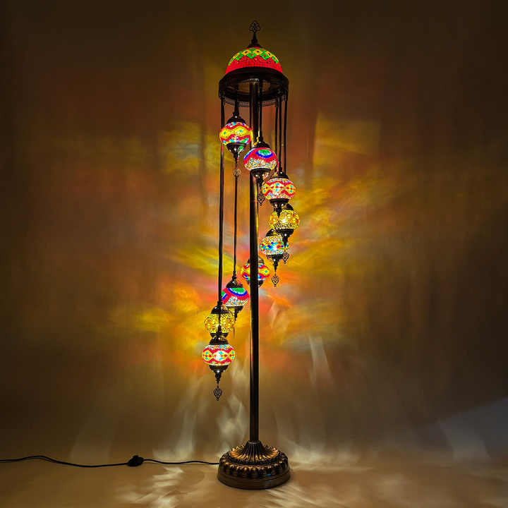 مصباح أرضي بتصميم بوهيمي اكسسوارات