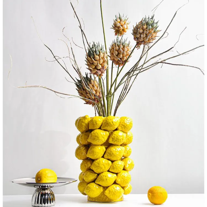 Home Gift Modern Salon Decor Unique Ceramic Vase 