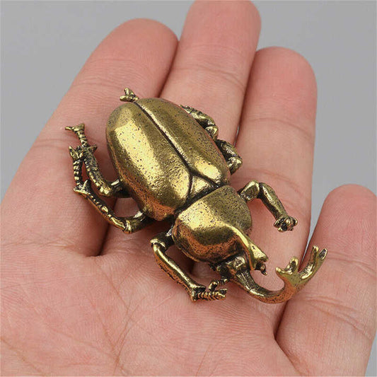 Solid Brass Insect Figurine Small Insect-تمثال حشرة من النحاس