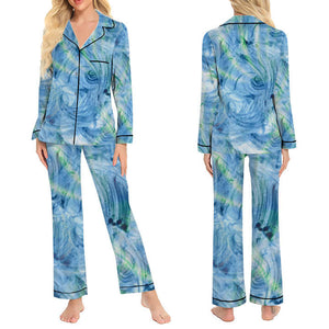 Women's Silk Satin Pajama Set