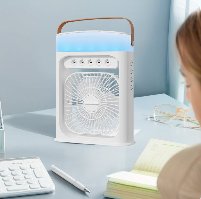 مروحة Zaidtek خفيفة الوزن محمولة بمنفذ USB  .   Zaidtek Portable Lightweight USB Rechargeable Fan