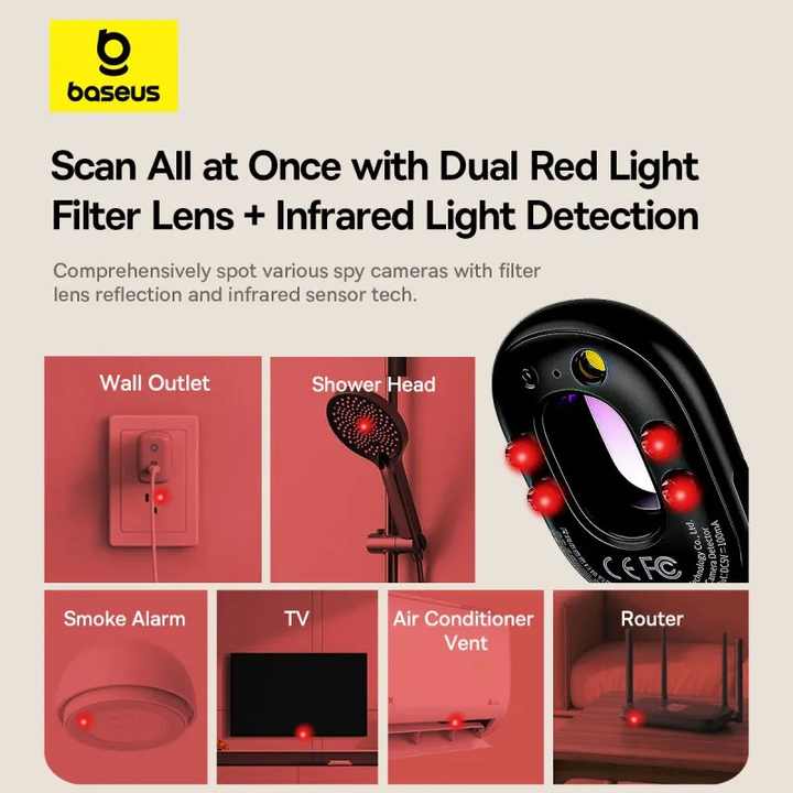 Hanging security alarm detector 