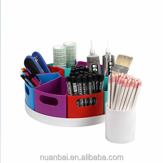 Create a space storage center, rotating turntable, office storage basket, educational storage organizer, craft organizer 