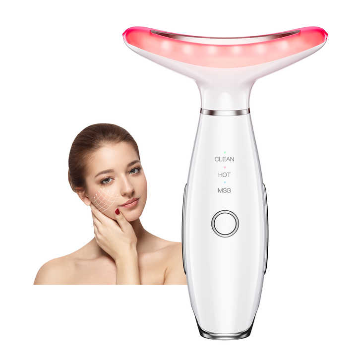 Red Light Face and Neck Massager 