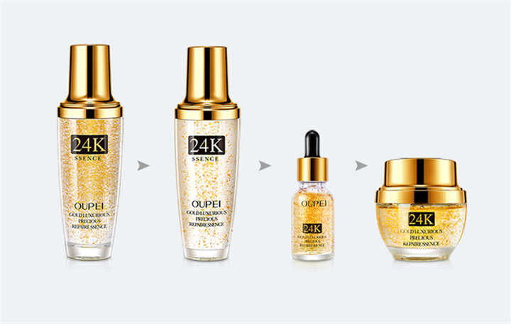 Gold Skin Care Sets Moisturizing 