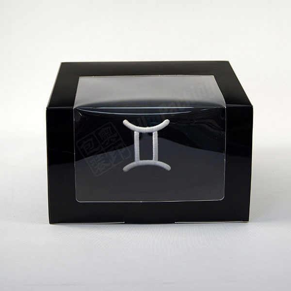 Paper Hat Design Packaging Boxes Hip Hop Lid Box with Clear Window 