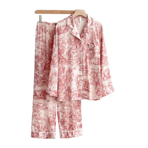 Women's long-sleeved pajamas