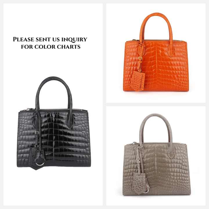 Designer Classic Genuine Alligator Crocodile Women's Handbags 