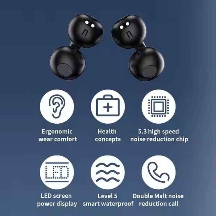 Comfortable wireless earbuds. 